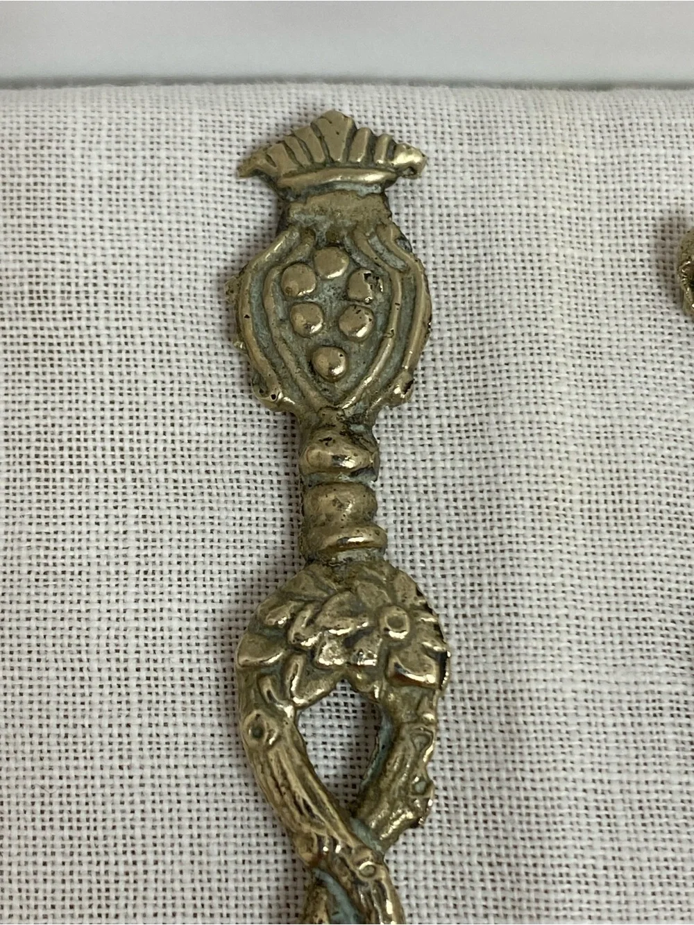 Vintage Montagnani Style Italy 4 Demitasse Spoons Silver Plated Florentine